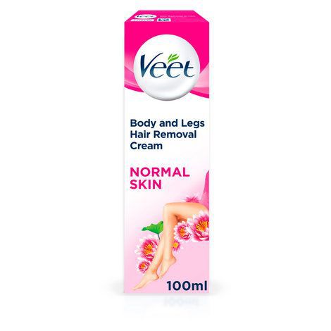 Hair Removal Cream, Legs & Body, Normal Skin 100ml